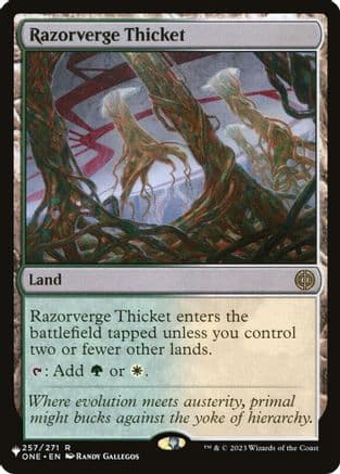 Razorverge Thicket |  (257/271) [The List Reprints]