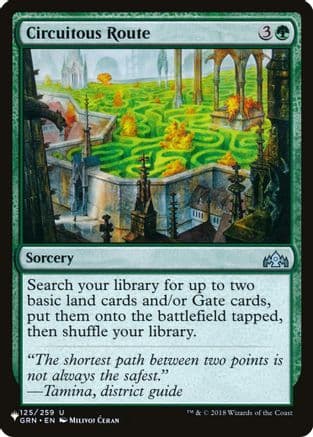 Circuitous Route |  (125/259) [The List Reprints]