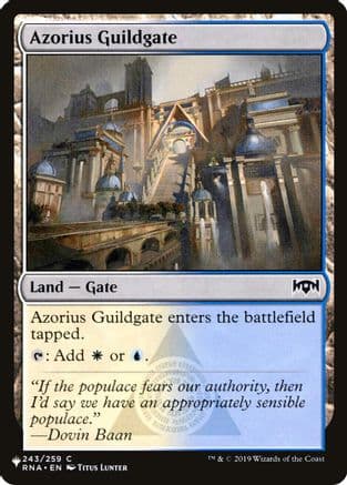 Azorius Guildgate |  (RNA-243) [The List]