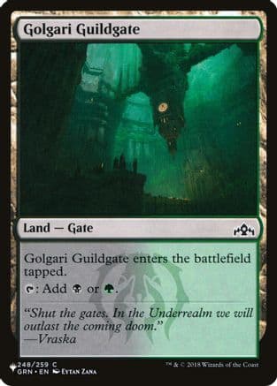 Golgari Guildgate |  (248/259) [The List Reprints]