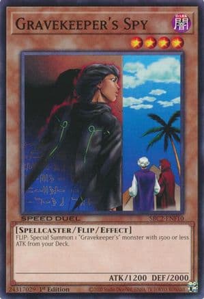 Gravekeeper's Spy (SBC2-ENF10) - Speed Duel: Battle City Finals 1st Edition