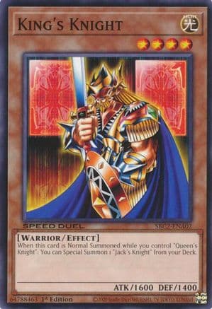 King's Knight (SBC2-ENA02) - Speed Duel: Battle City Finals 1st Edition