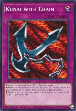 Kunai with Chain (SBC2-ENC20) - Speed Duel: Battle City Finals 1st Edition