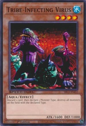 Tribe-Infecting Virus (SBC2-ENI22) - Speed Duel: Battle City Finals 1st Edition