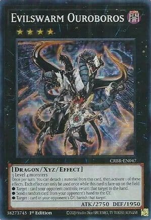 Evilswarm Ouroboros (SR) (CRBR-EN047) - Crossover Breakers 1st Edition