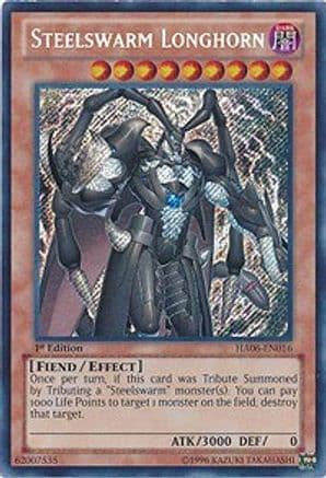 Steelswarm Longhorn [HA06-EN016] Secret Rare