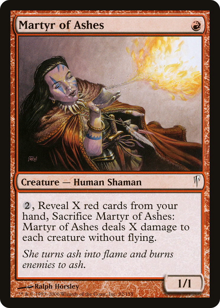 Martyr of Ashes [Coldsnap] Foil