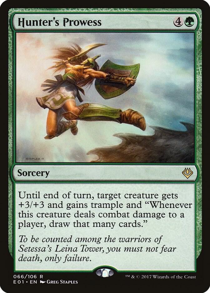 Hunter's Prowess 66/106 (Archenemy: Nicol Bolas) 