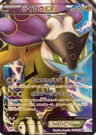 Raikou EX - 071/069 (071/069) (Japanese) - BW4 Dark Rush 1st Edition Holofoil