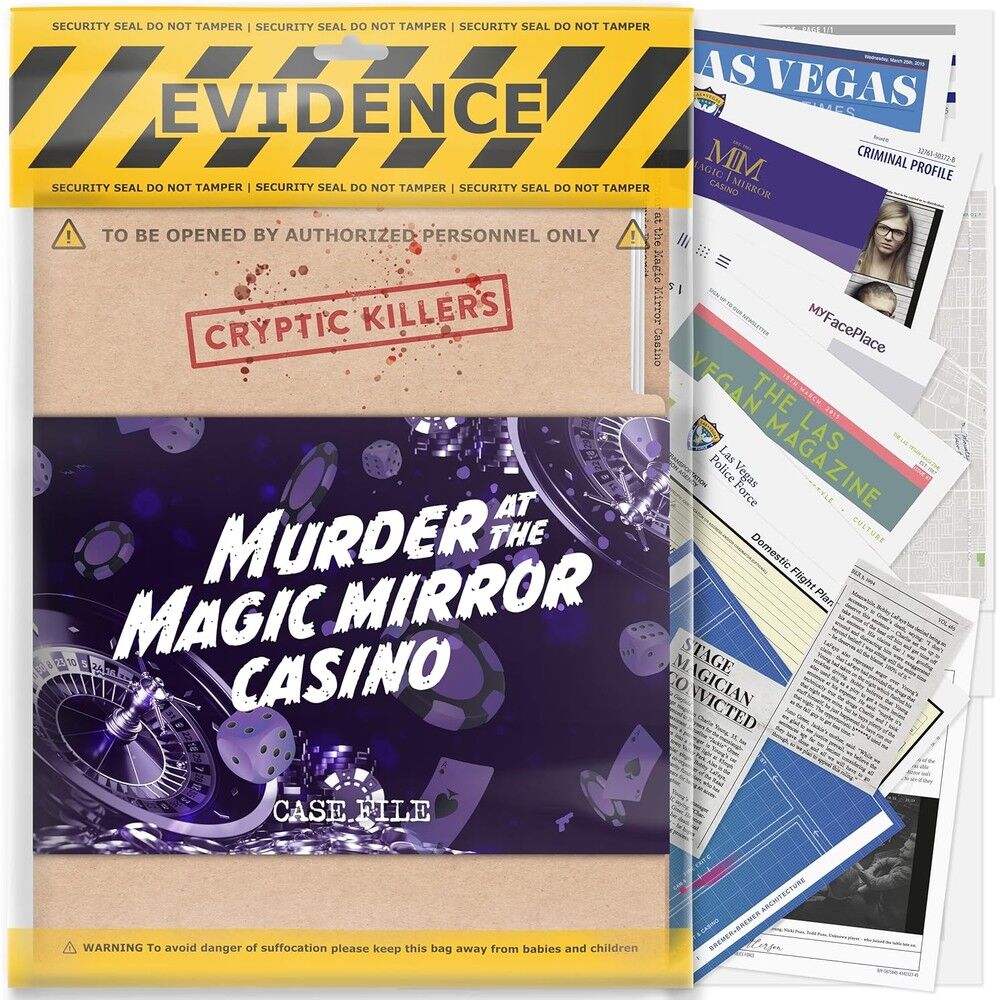 Cryptic Killers | Murder at the Magic Mirror Casino