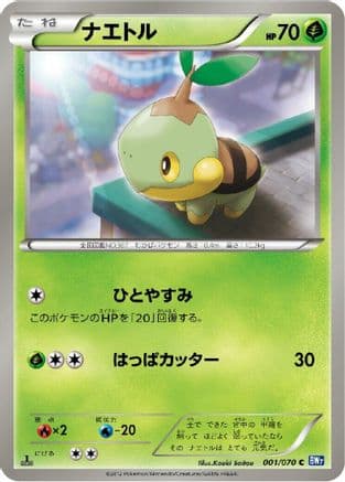 Turtwig (001/070) (Japanese) - BW7 Plasma Gale 1st Edition