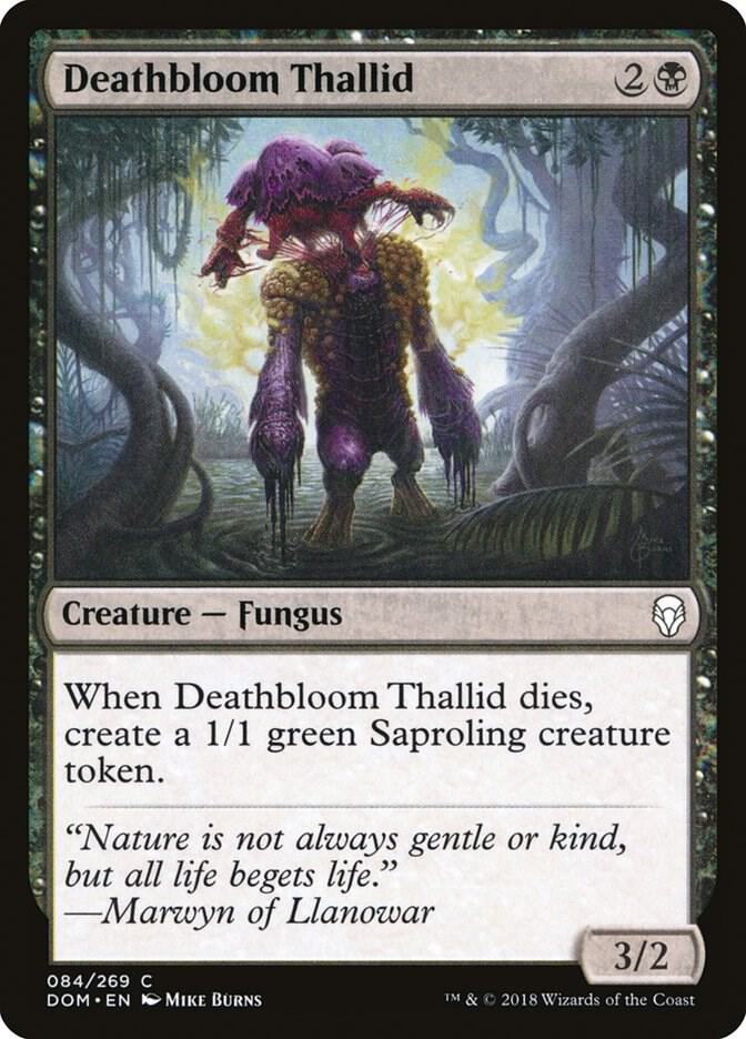 Deathbloom Thallid 84/269 (Dominaria) 