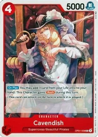Cavendish (OP01-008) - One Piece Demo Deck Cards