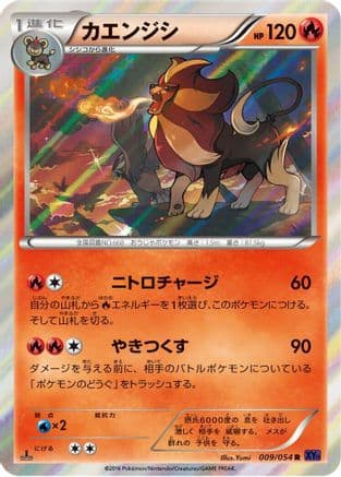 Pyroar (009/054) (Japanese) - XY11Bb FeverBurst Fighter Unlimited Holofoil