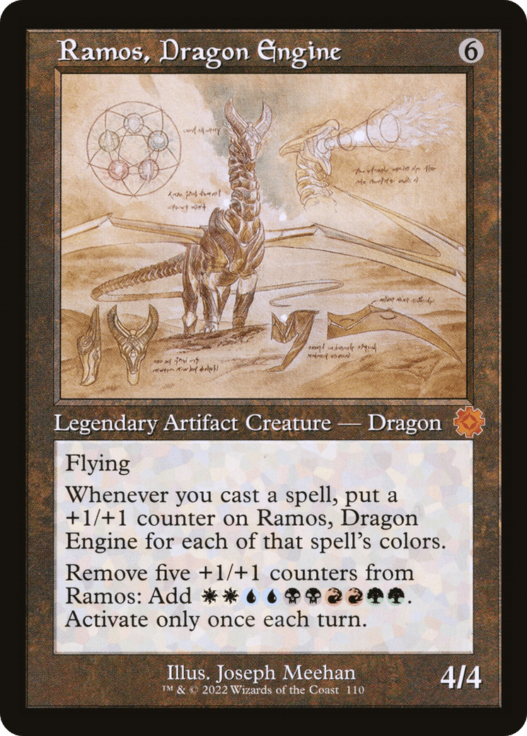 Ramos, Dragon Engine (Retro Schematic) [The Brothers' War Retro Artifacts] Foil