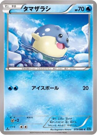 Spheal (019/080) (Japanese) - XY2 Wild Blaze Unlimited