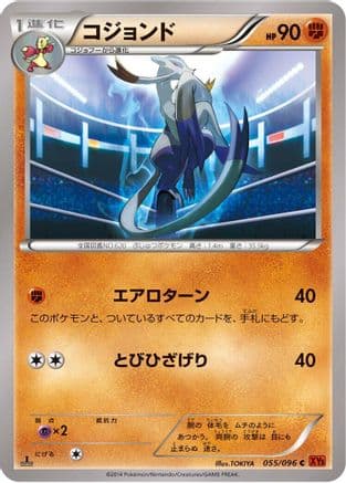 Mienshao (055/096) (Japanese) - XY3 Rising Fist Unlimited