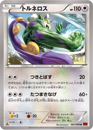 Tornadus (081/096) (Japanese) - XY3 Rising Fist 1st Edition