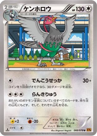 Unfezant - 066/078 (066/078) (Japanese) - XY6 Emerald Break