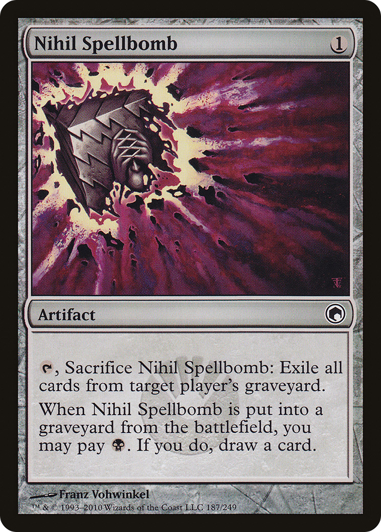 Nihil Spellbomb [Scars of Mirrodin] Foil