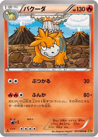 Camerupt (011/080) (Japanese) - XY9 Rage of the Broken Heavens Unlimited
