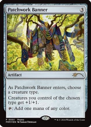Patchwork Banner |  Foil (001) [Media Promos]