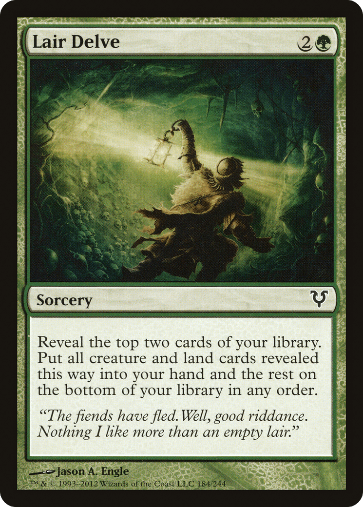 Lair Delve [Avacyn Restored] Foil