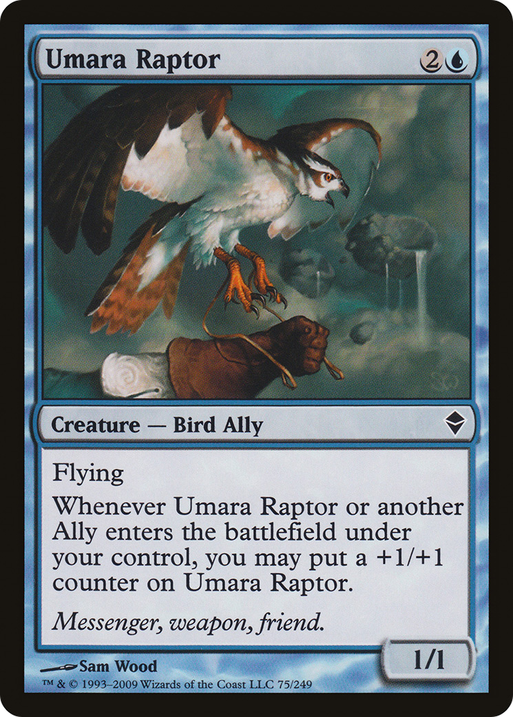 Umara Raptor [Zendikar] Foil