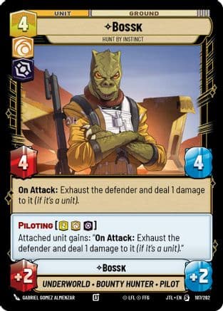 Bossk - Hunt By Instinct |  (187/262)  [Jump to Lightspeed]