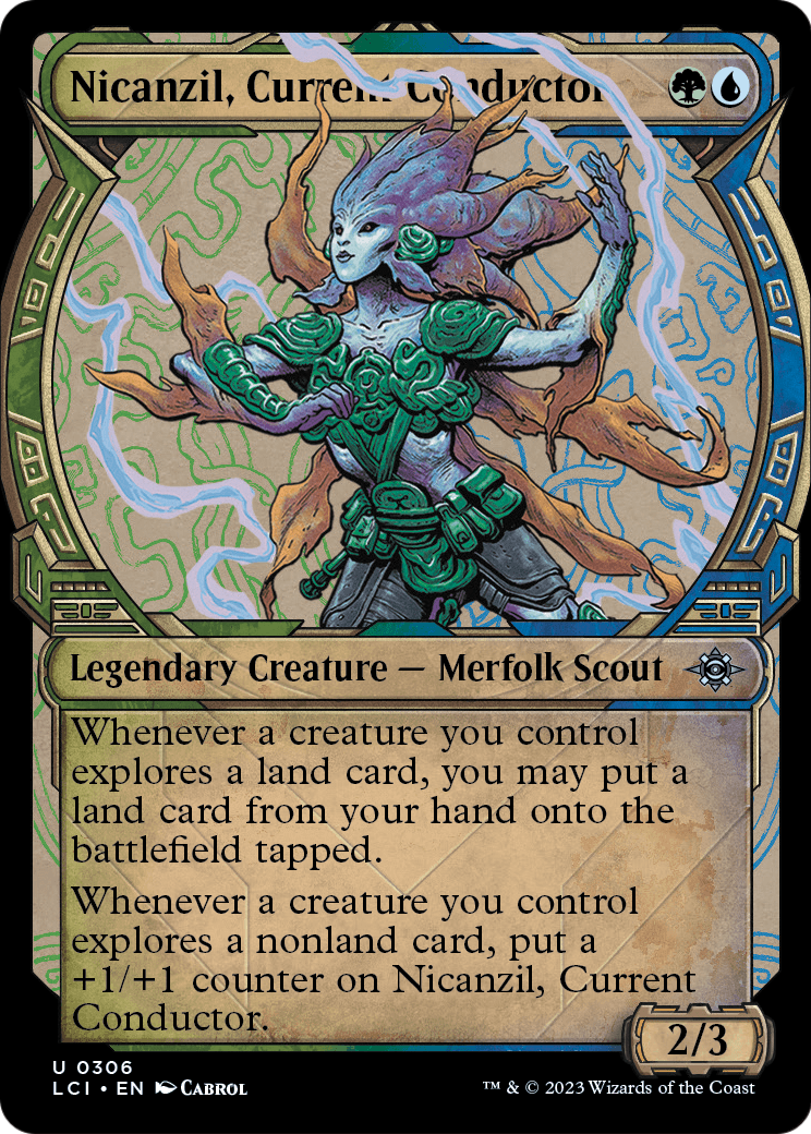 Nicanzil, Current Conductor (Showcase) [The Lost Caverns of Ixalan] Foil