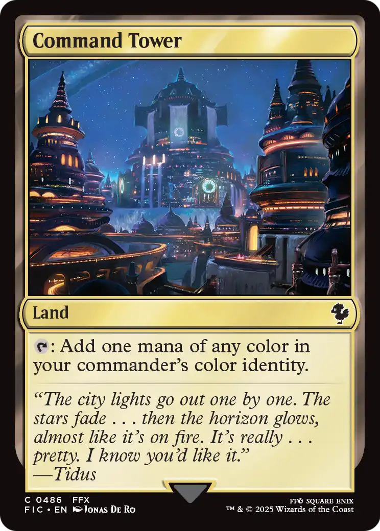 Command Tower (0486) (486) [Commander: FINAL FANTASY]