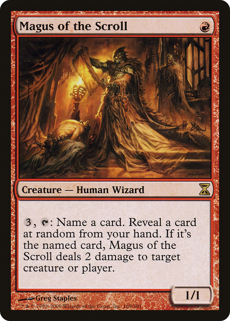 Magus of the Scroll [Time Spiral] Foil