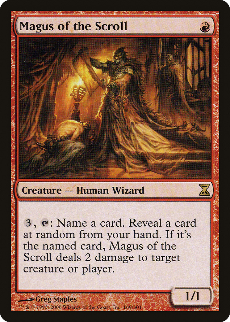 Magus of the Scroll [Time Spiral] Foil