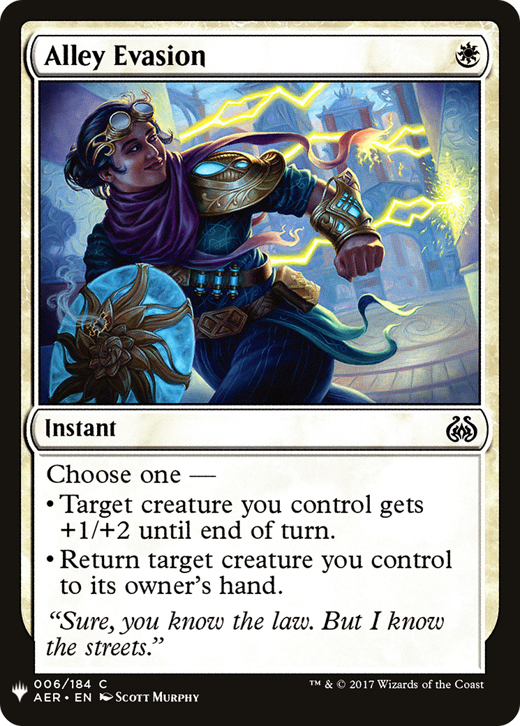 Alley Evasion |  (AER-6) [The List]