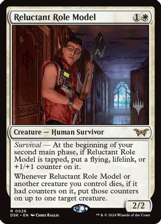 Reluctant Role Model (026) [Promo Pack: Duskmourn: House of Horror]  Foil
