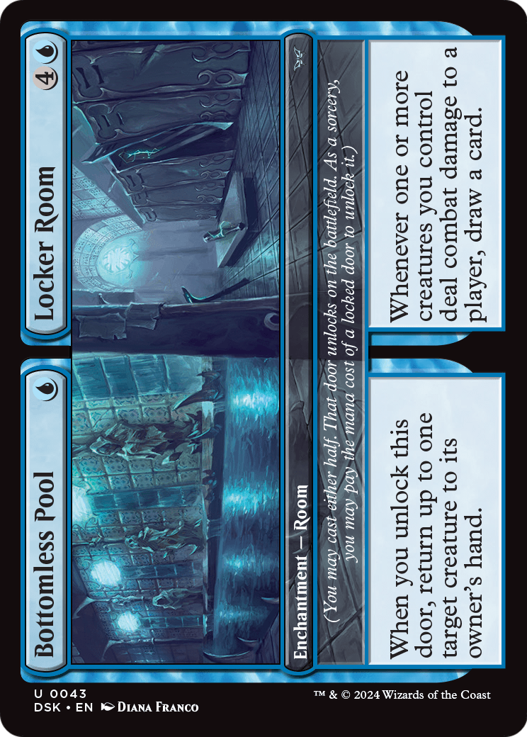 Bottomless Pool // Locker Room [Duskmourn: House of Horror] Foil