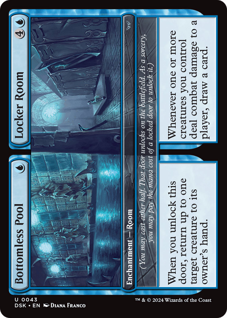 Bottomless Pool // Locker Room [Duskmourn: House of Horror] Foil