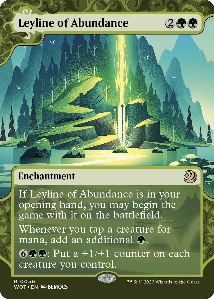 Leyline of Abundance [Wilds of Eldraine: Enchanting Tales] Foil