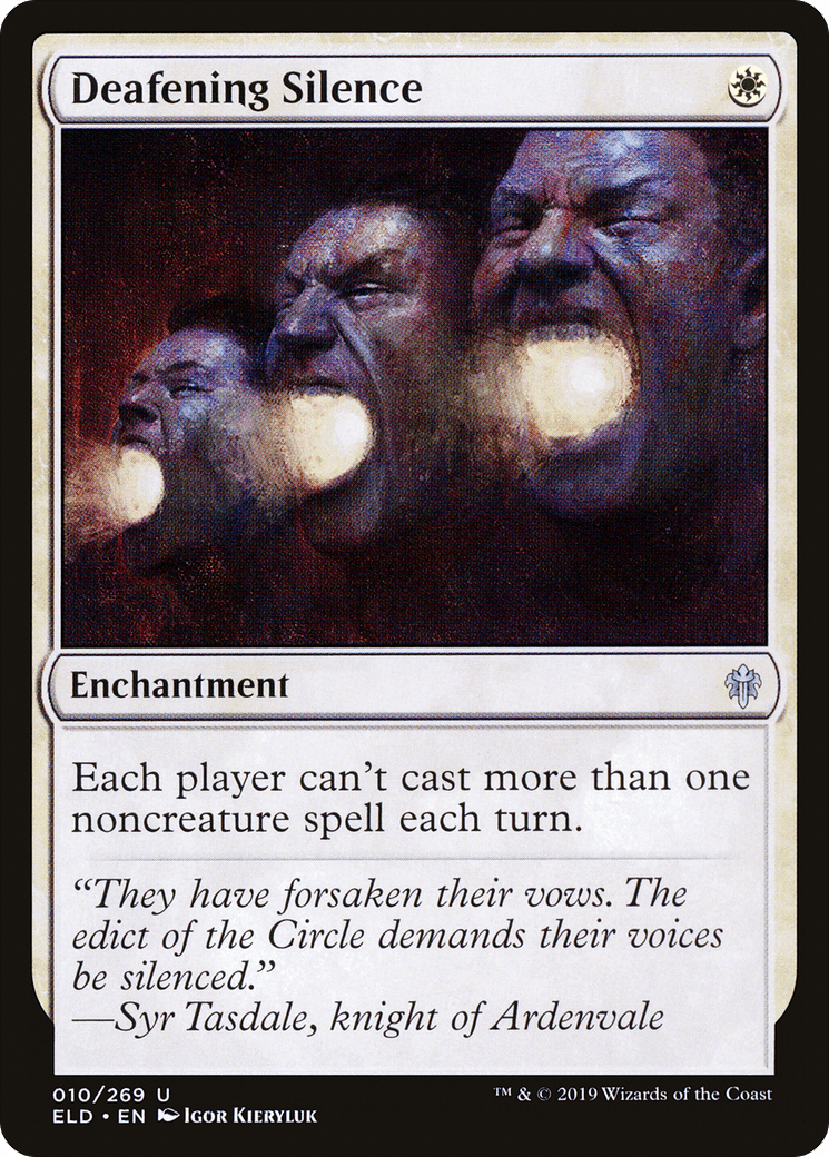 Deafening Silence [Throne of Eldraine] Foil