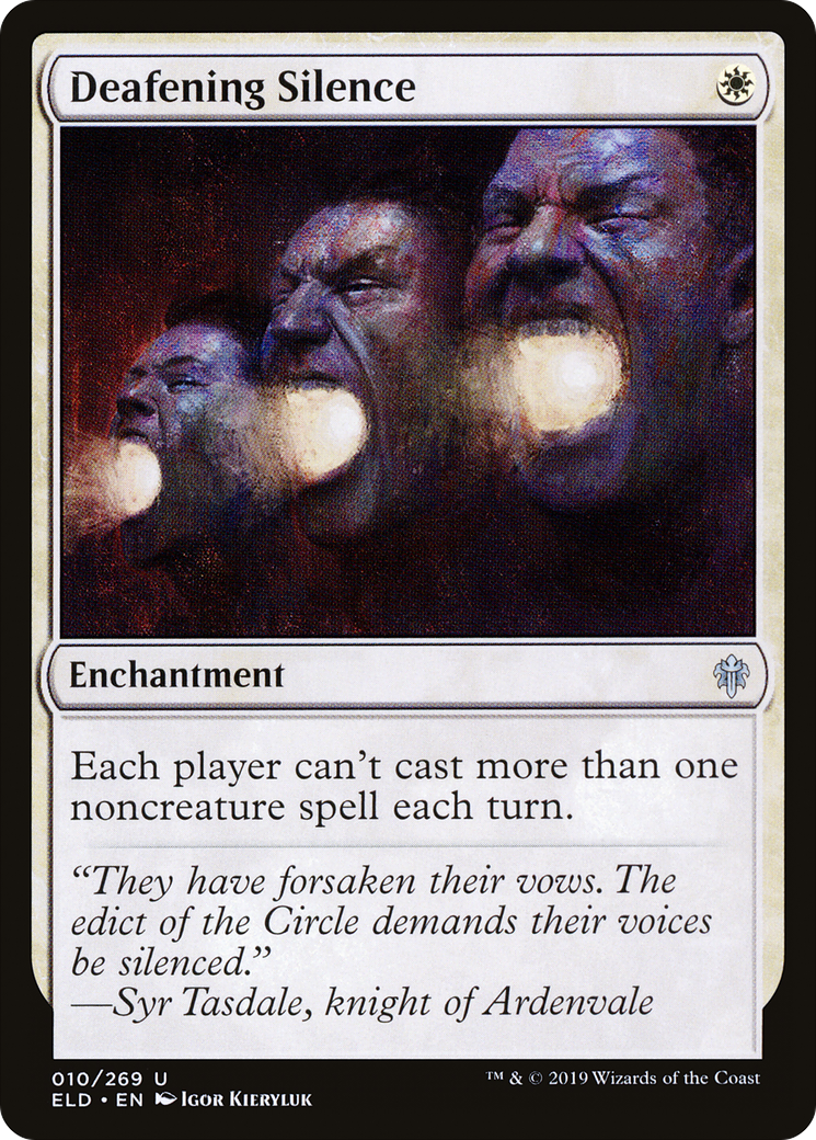 Deafening Silence [Throne of Eldraine] Foil