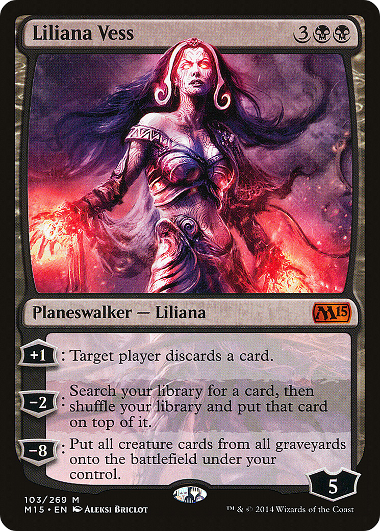 Liliana Vess [Magic 2015] Foil
