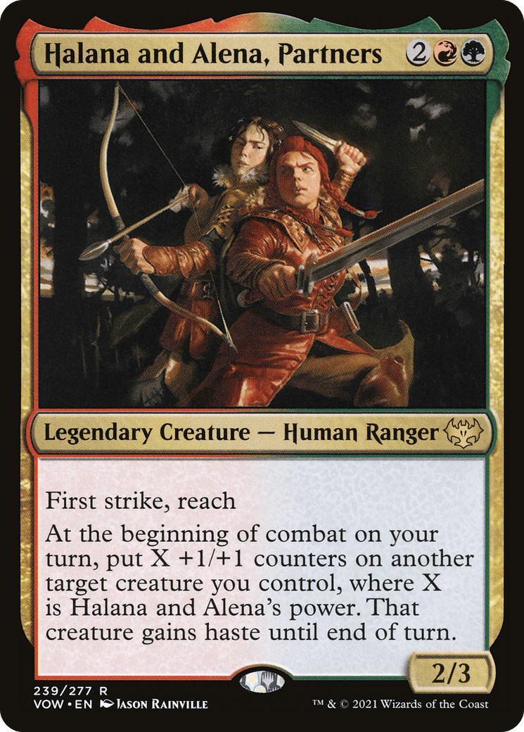 Halana and Alena, Partners [Innistrad: Crimson Vow] Foil