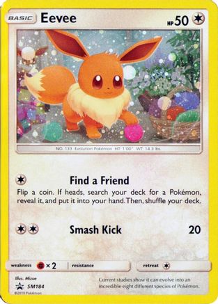 Eevee (Cosmos Holo) SM184- SM Promos Holofoil