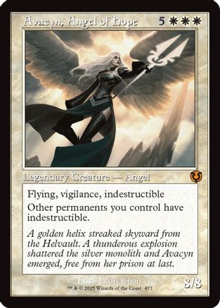 Avacyn, Angel of Hope (Retro Frame) (-477) [Innistrad Remastered]  Foil