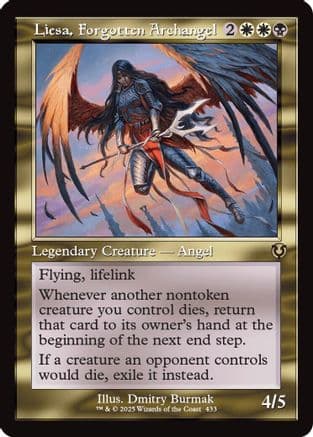 Liesa, Forgotten Archangel (Retro Frame) (-433) [Innistrad Remastered]  Foil