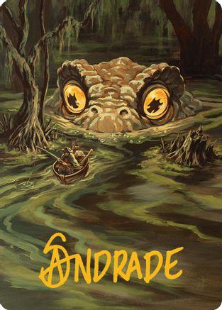 The Gitrog Monster Art Card (Gold-Stamped Signature) (-025) [Art Series: Innistrad Remastered]