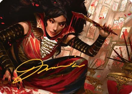 Blood Artist Art Card (Gold-Stamped Signature) (-022) [Art Series: Innistrad Remastered]