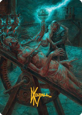 Rooftop Storm Art Card (Gold-Stamped Signature) (-008) [Art Series: Innistrad Remastered]