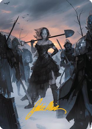 Heartless Summoning Art Card (Gold-Stamped Signature) (-009) [Art Series: Innistrad Remastered]