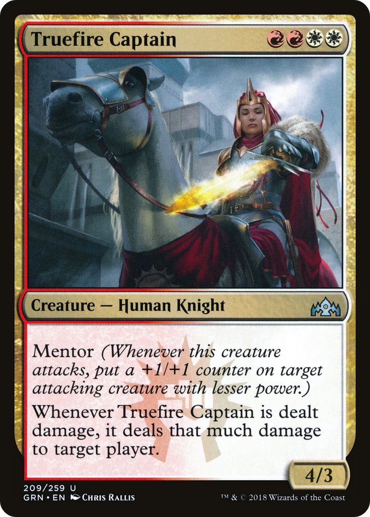 Truefire Captain [Guilds of Ravnica] Foil